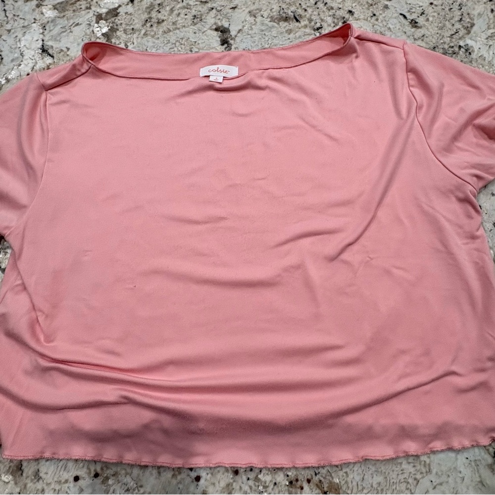 Colsie Blush Pink Crop Top